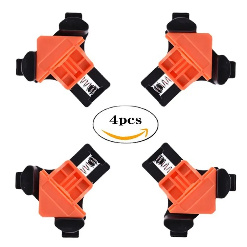 90 Degree Corner Clamps Adjustable Quick Spring Angle Fixing Clips Right Angle Durable Woodworking Clamps Pipe Clamp