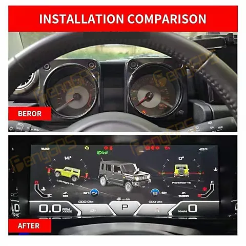 Цифровая приборная панель LCD для SUZUKI JIMNY JB64 JB74 2019-2026, многофункциональный спидометр, панель приборов, кокпит