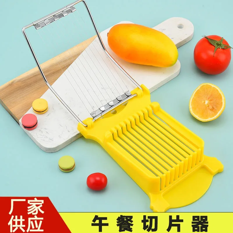 Luncheon Meat Egg Cutter Stainless Steel Multi Function Food Banana Cheese Strawberry Slicer Kitchen Gadget