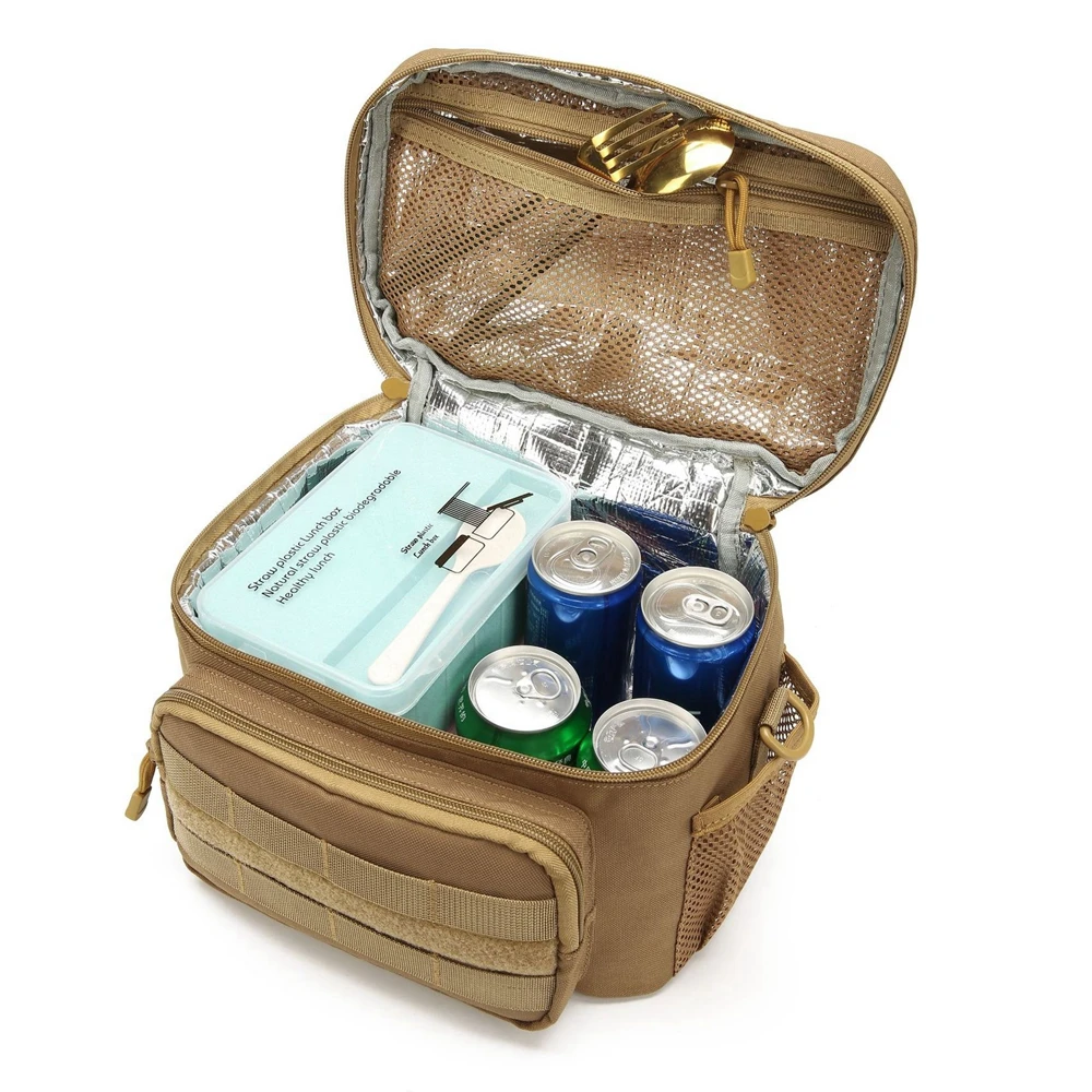 

Outdoor Hunting Insulated Lunch Bag Tactical Durable Nylon Shoulder Molle Storage Bags