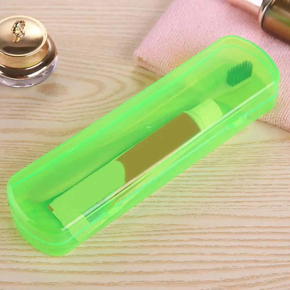 Storage Container Box Holder Protable Outdoor Travel Toothbrush Tooth Paste