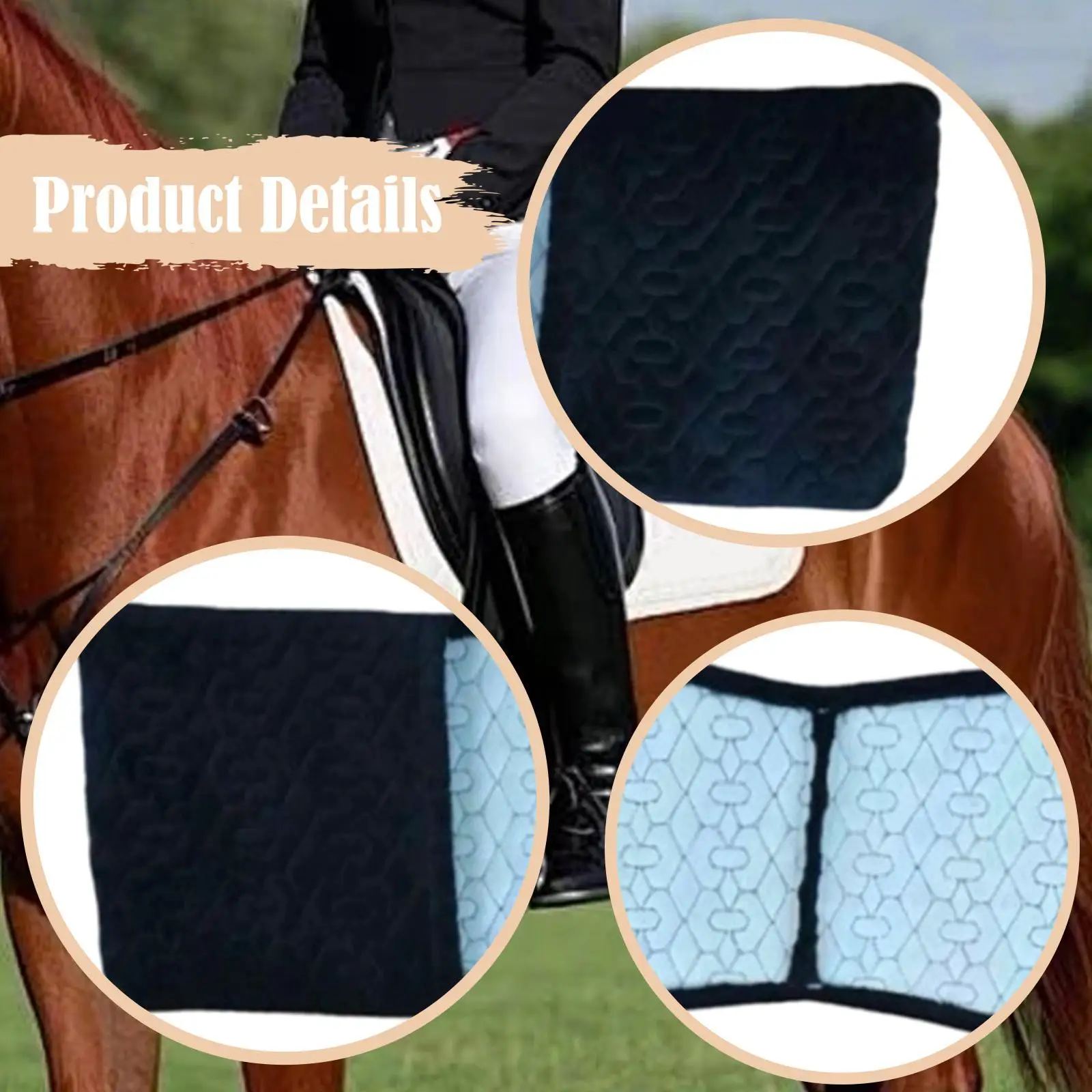 

Stirrups Cover Protection Bag Roomy Organizer Equestrian Gear for Horses Stable Equipment