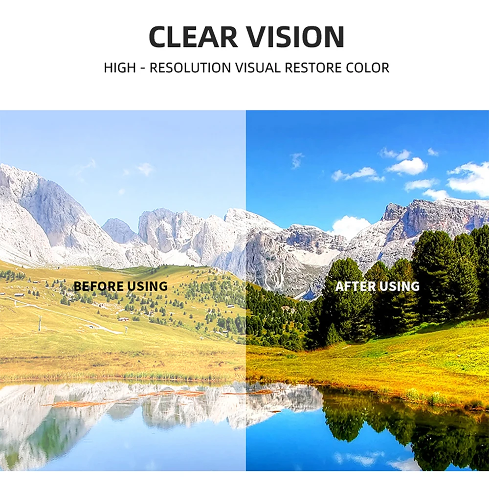 2 قطعة نظارات كارو الشمسية للجنسين الاستقطاب مرآة مربعة العلامة التجارية تصميم فاخر UV400 ظلة لصيد الأسماك القيادة ركوب الدراجات التنزه