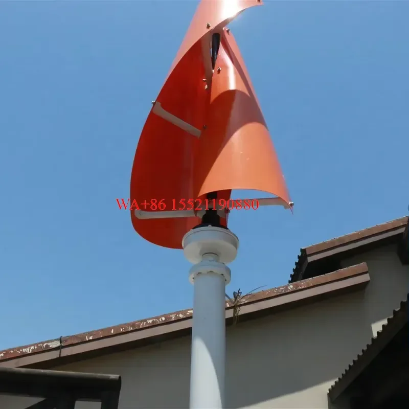 WMWMNU for Solar and Wind Power 5KW 8KW 10KW Vertical Axis Wind Turbine Generator for Home Use 400W 600W 12V Wind Turbine