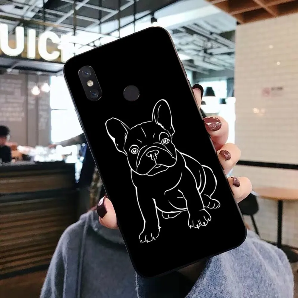 French Bulldog Phone Case For Xiaomi Mi 5X 8 9 10 11 12 lite pro 10T PocoX3pro PocoM3 Note 10 pro lite