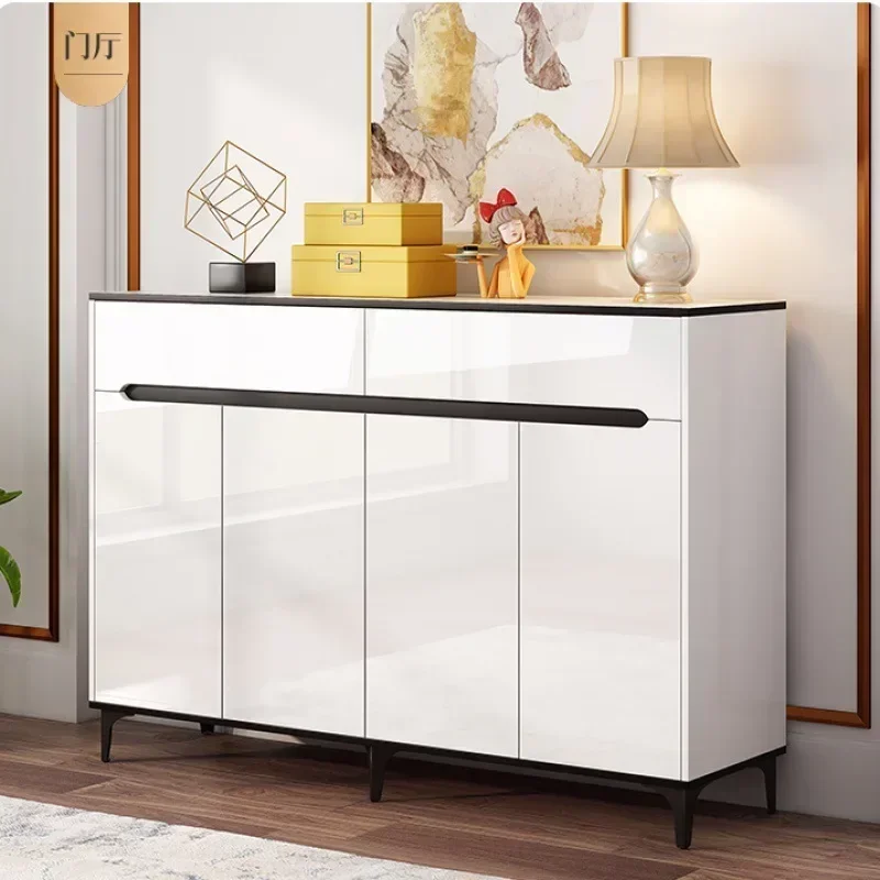 

Luxury Entrance Shoe Cabinet Home Large Capacity Organizer Multifunctional Entry Cabinet Balcony Storage Cabinet Shoe Shelves