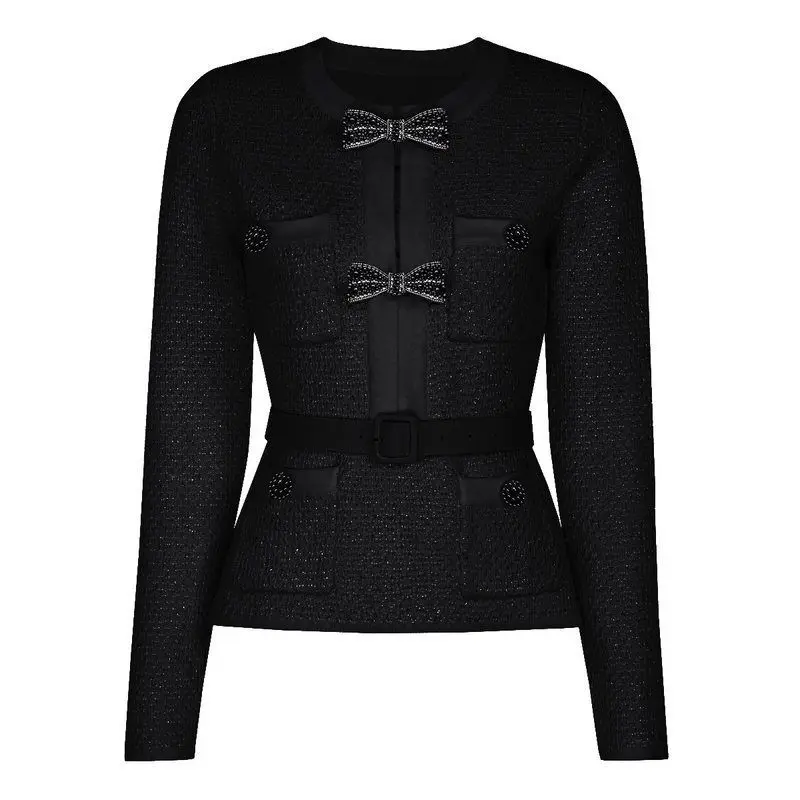 Black long sleeve top
