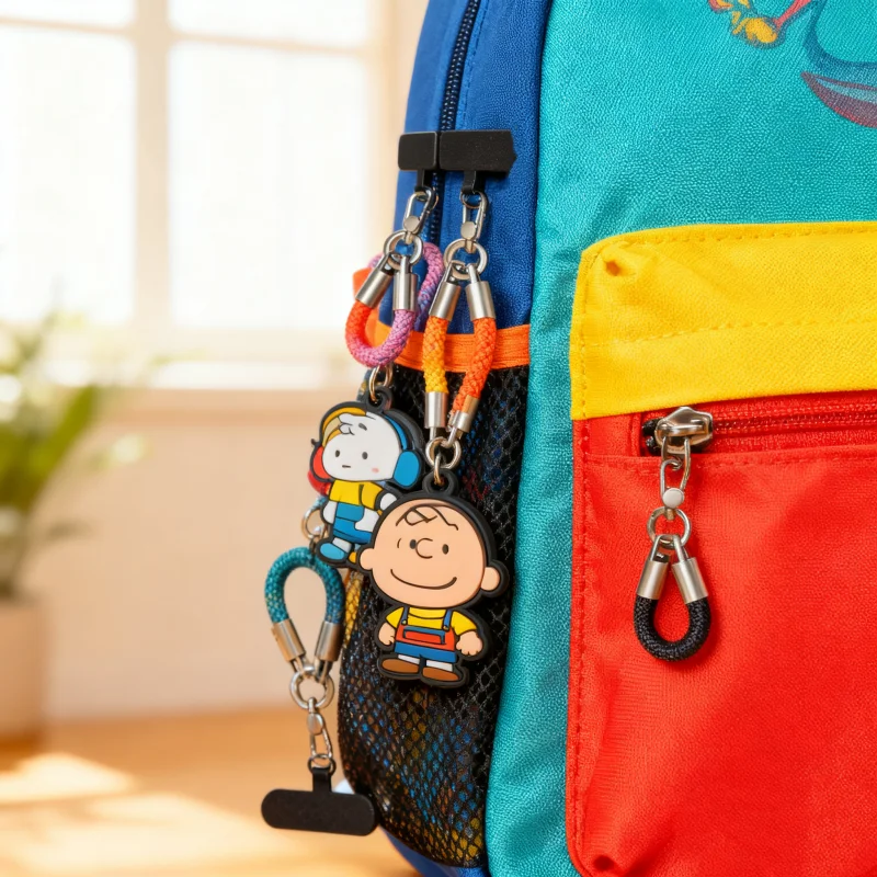 Schlüsselanhänger-Lanyard, schwerer Metall-Schlüsselanhänger, Anhänger für mobile Schnur, kurze Lanyard-Schlüssel, Anti-Verlust-Zellular-Zubehör, universelles Seil