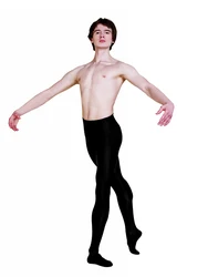 Calzamaglia da uomo costume da balletto calzini da ballo tessuto in poliammide Performance dress Performance dress tuta