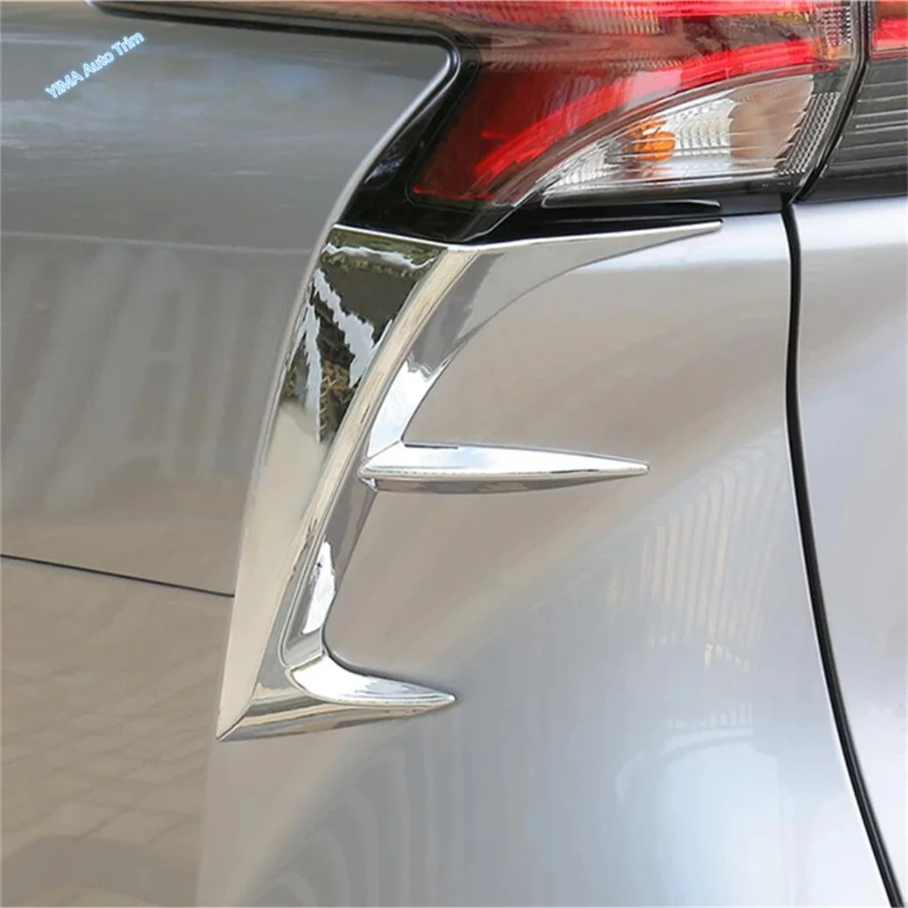 For Toyota Sienna 2021 - 2025 Chrome Car Tail Lights Lamp / Door Handle / Rear Window Spoiler Side Pillar Cover Trim Accessories - Image 3