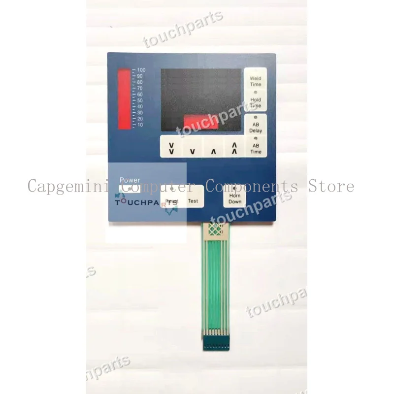 Keypad Membrane for Branson 2000 IW Series Ultrasonic Welder  2000iw+ ,  2000iw