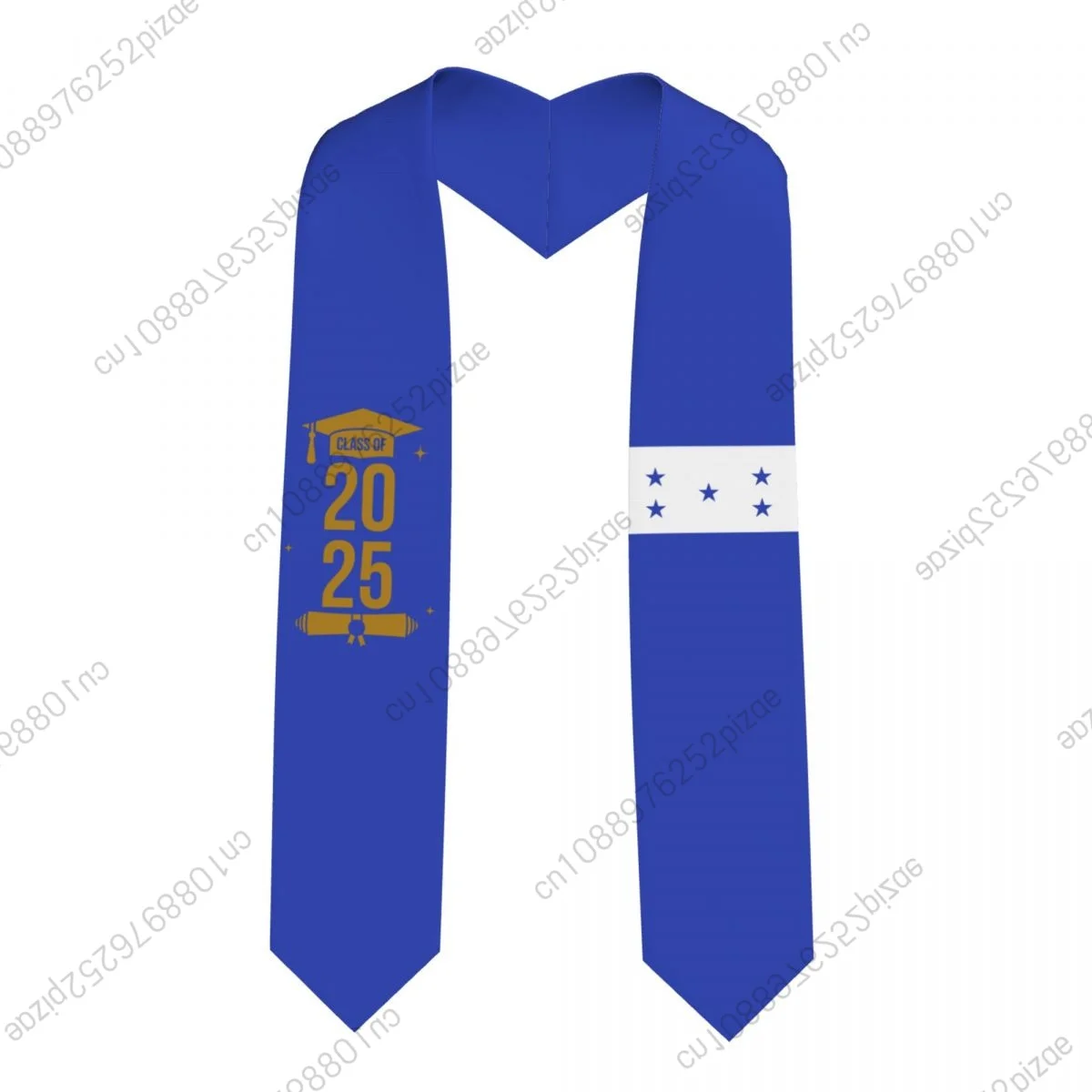

New Honduras Flag Class Of 2025 183*13CM Graduation Stole Sash Scarf For International Students Proud