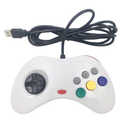 USB Classic Game Controller Gamepad Joypad Wired Gamepads For Sega Saturn System Style for PC