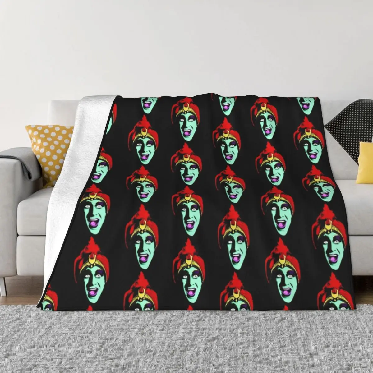 

pee-wees-playhouse, 80s, jambi, peewee, pee wee herman, pee wees big adventure Throw Blanket Single blankets and throws Blankets