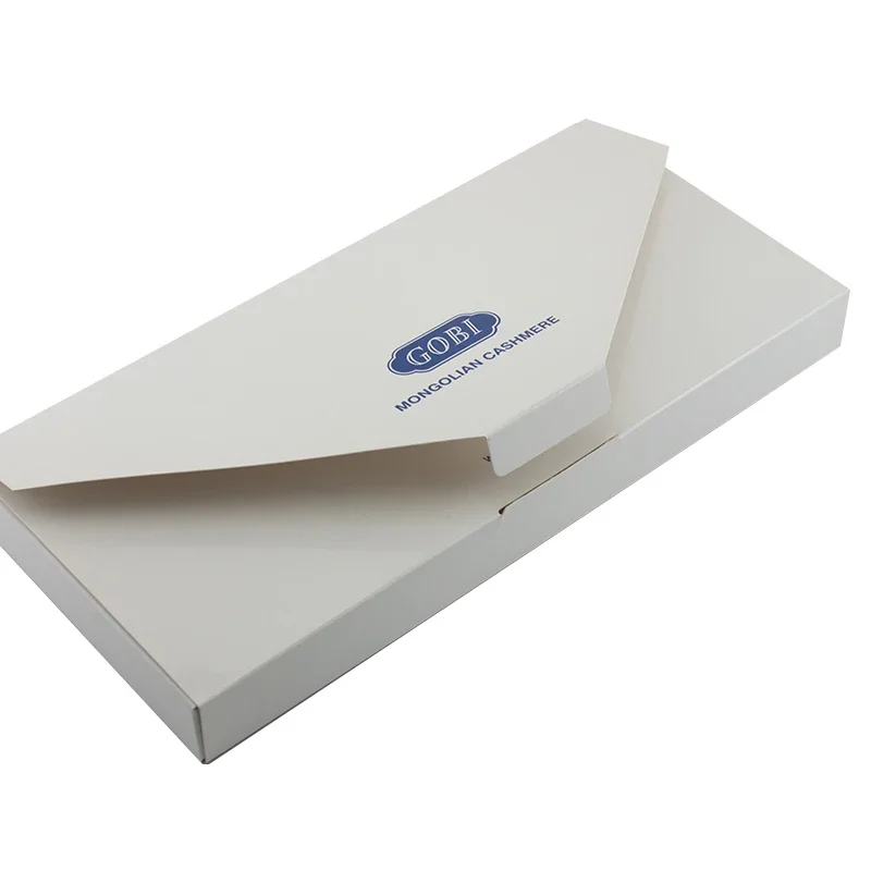 

Картонная бумага с печатью логотипа на заказ, складная белая коробка-конверт для бизнеса, упаковка подарочной карты Vip Creadite