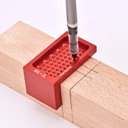 Woodworking T50 Scriber Metric Precision T-Ruler Aluminum Pocket Marking Gauge Carpentry Cross Calibration Hole Scribing Ruler