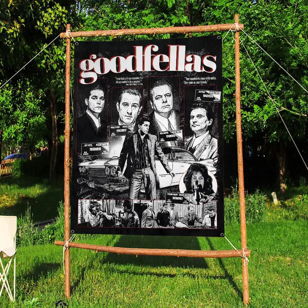 Movie The Godfather Banner Art Printing Japanese Wall Flag Anime Wall Hanging Home Decor