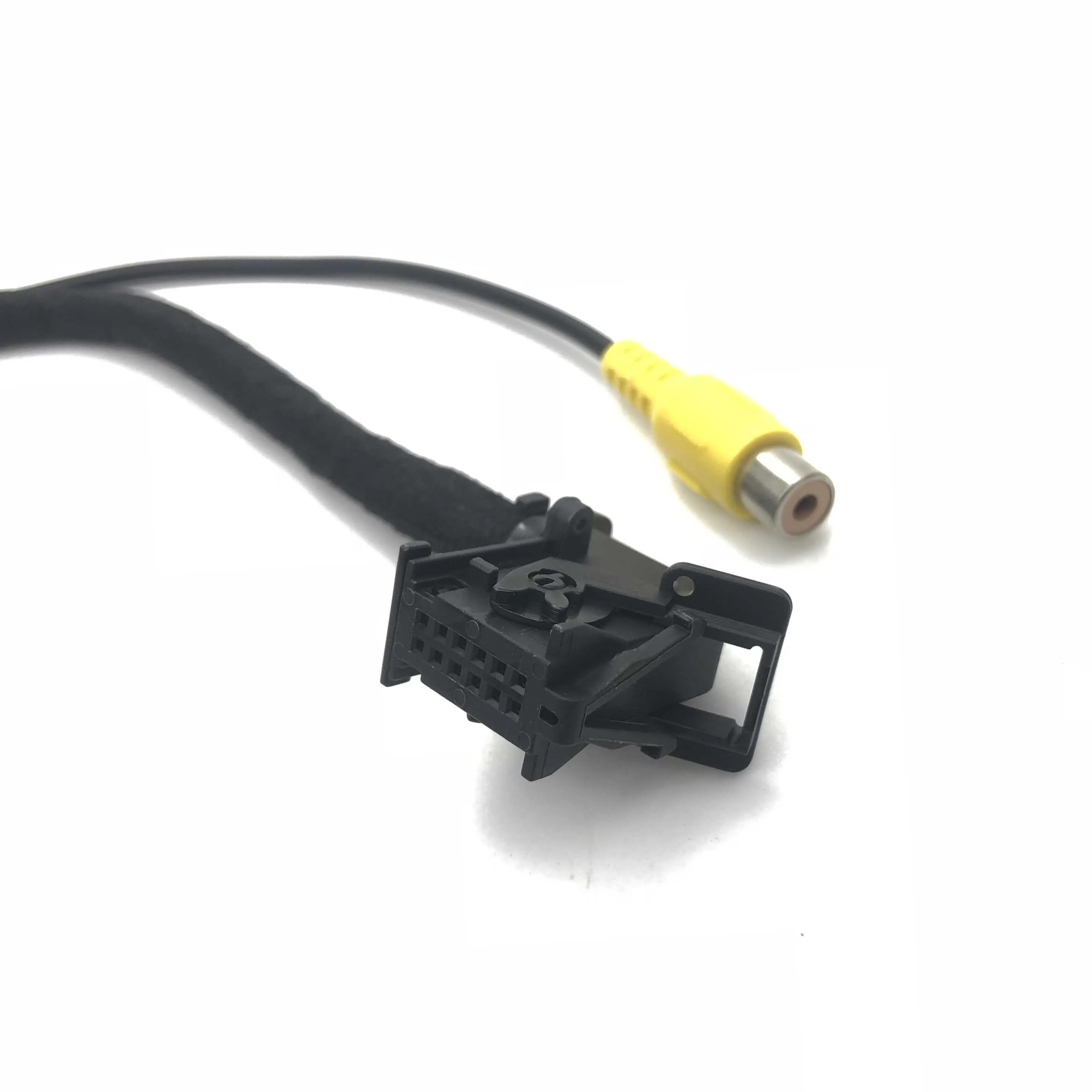 VKAUTO Reverse Camera Adapter Cable For Ford Sync 1 OEM 4 inch screen harness With RCA  C12pin