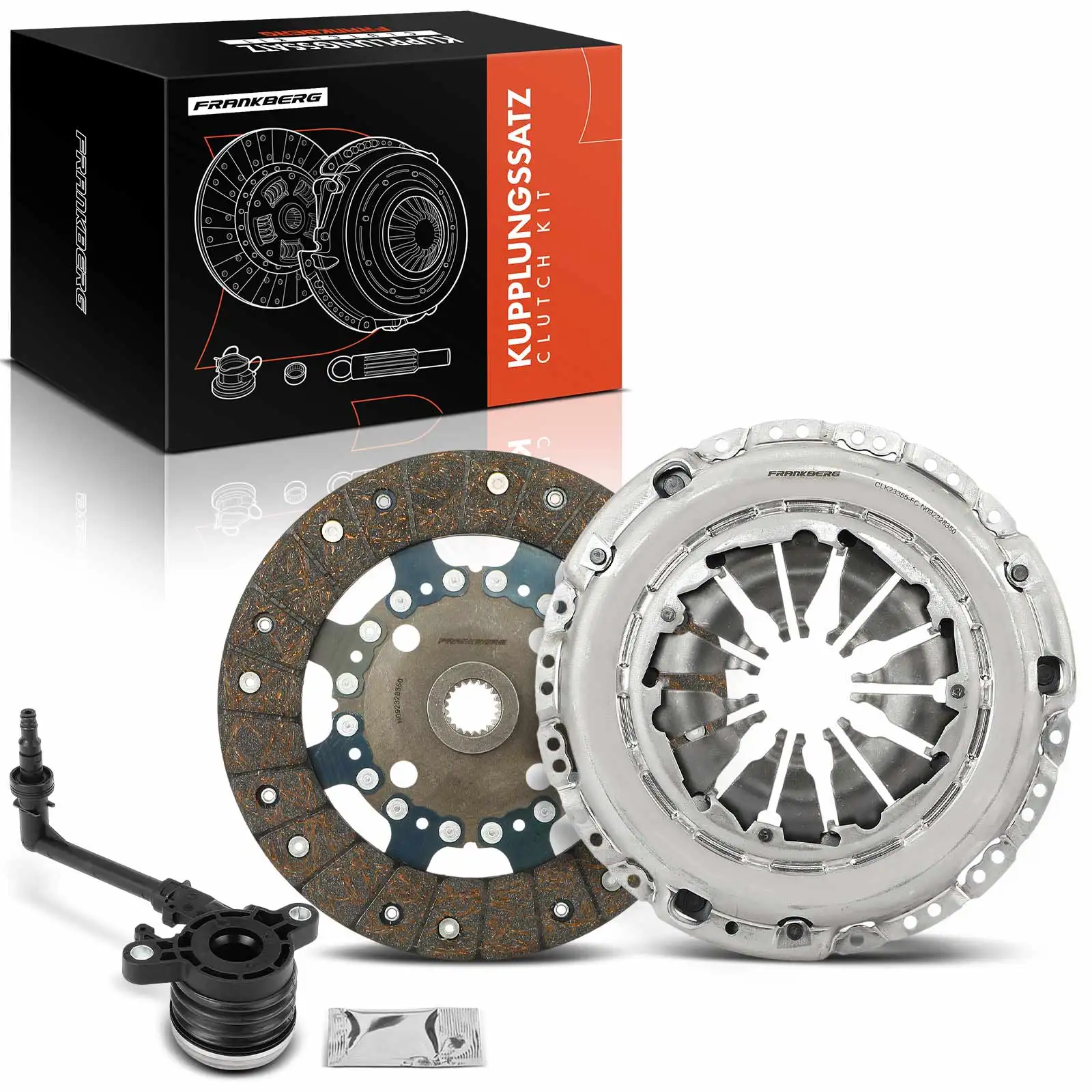 Frankberg 1x Koppelingsset voor Mercedes-Benz Citan Box/MPV W415 Citan Mixto (Dubbele Cabine) Citan Tourer Nissan A4152501000