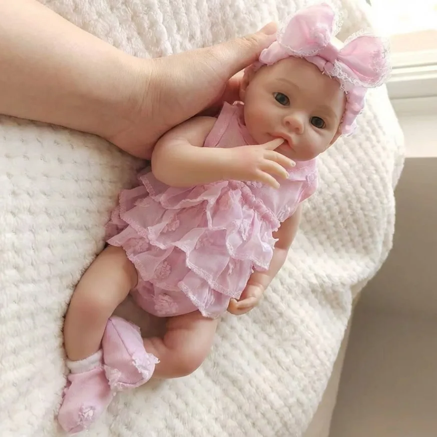 ตุ๊กตาซิลิโคน Aizwa1 Meadow Reborn ขนาด 13 นิ้ว สำหรับเด็ก เป็นของขวัญวันเกิด