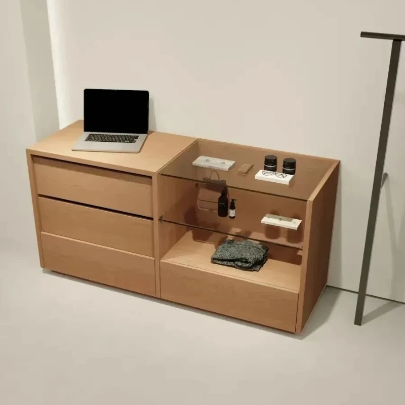 K Modern simple front desk checkout page clothing store glass cabinet beauty salon art reception desk