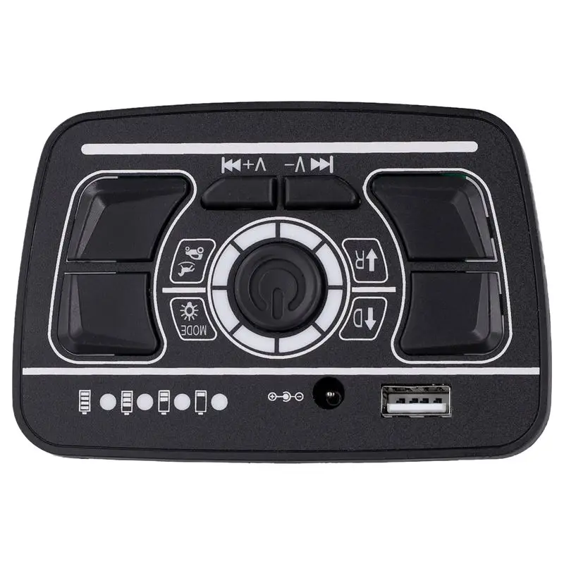 FBIL-Style 1 Multi-Functional Bluetooth Music Power Monitor Central Control Panel For Kids' Electric Car