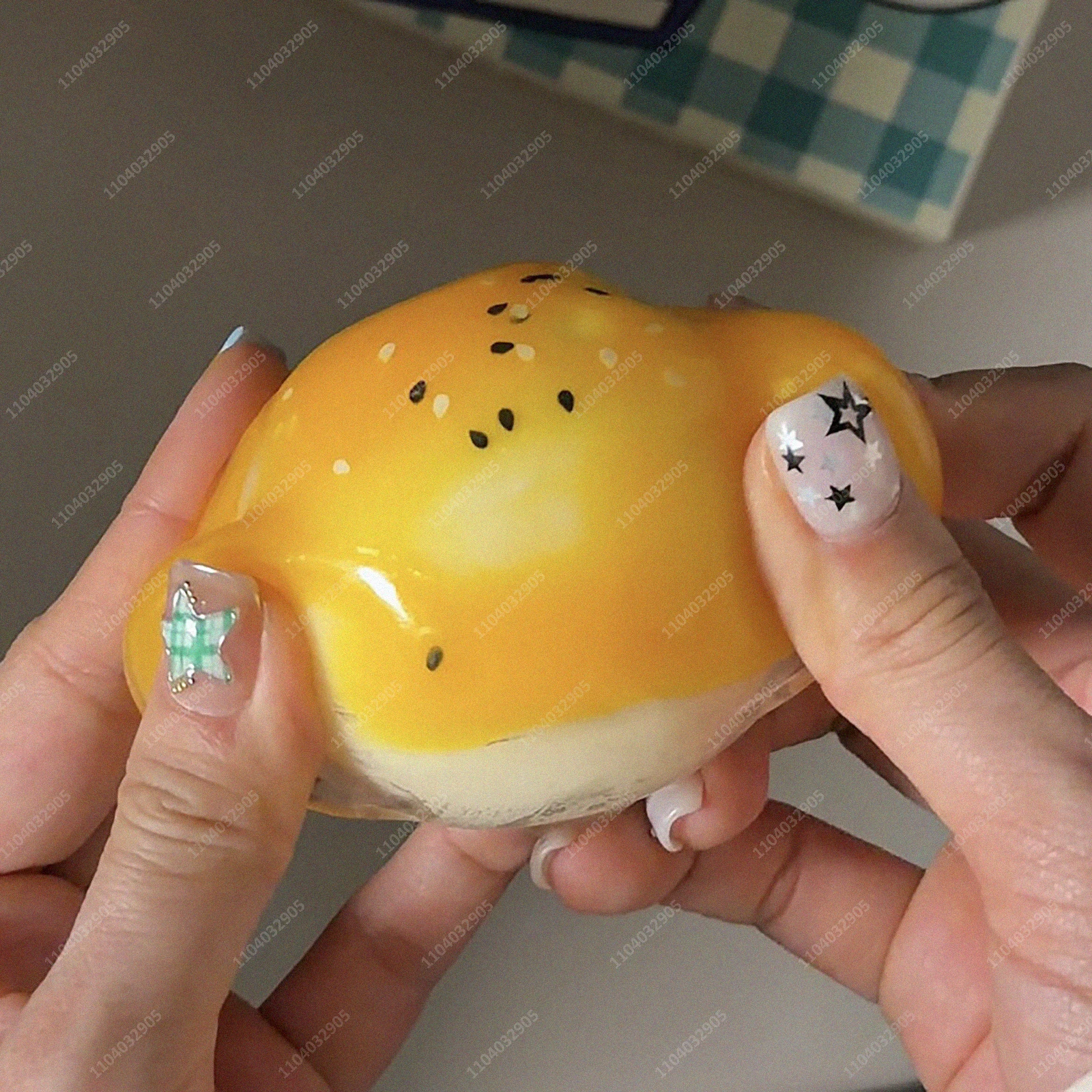 Egg Pastry Crispy Stress Ball Cracking Wax Shatter Ball Squishy Toy Satisfying ASMR Pop Sound Anti Stress Fidget Toys for Adults