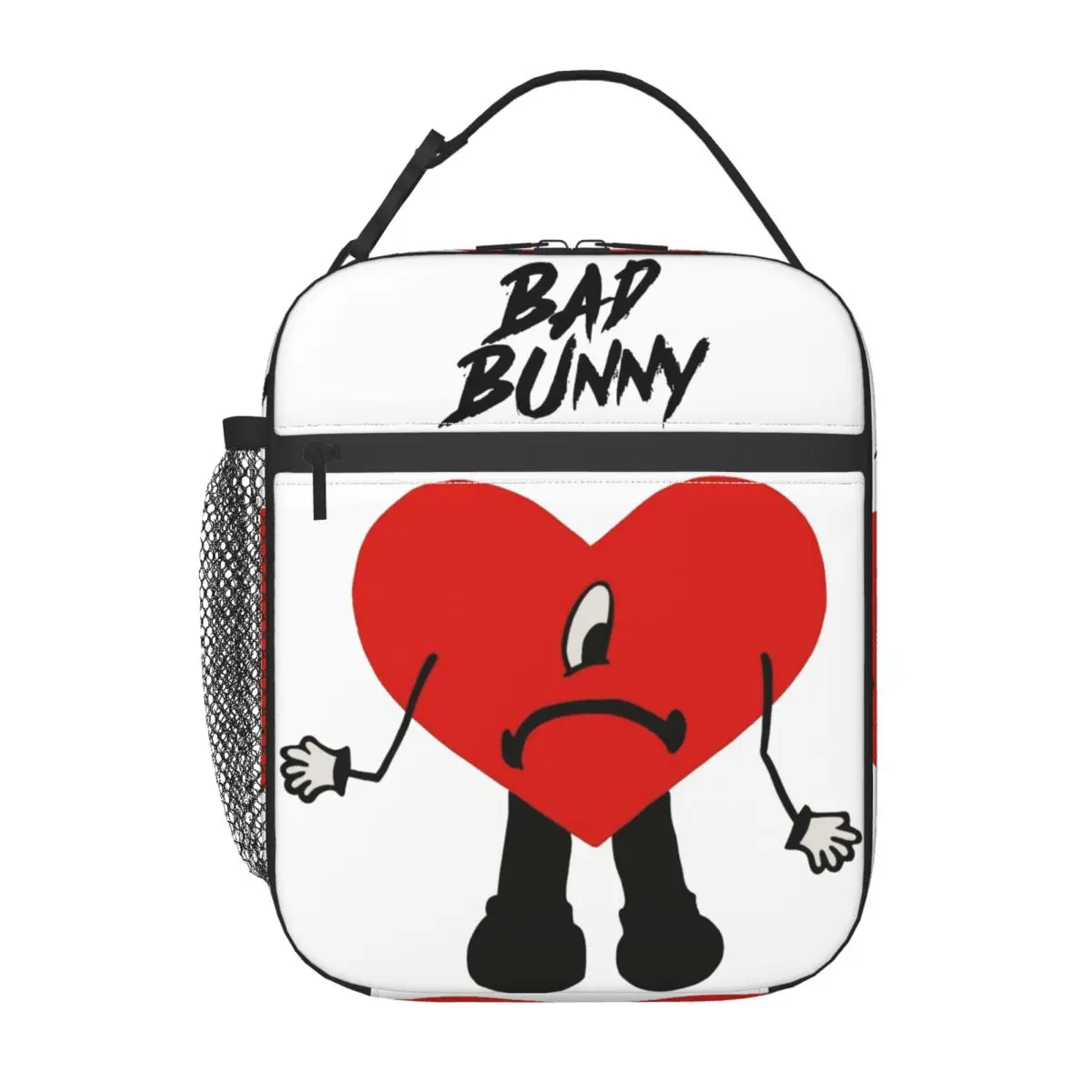 

Сумка для обеда с логотипом Bad B-Bunny на заказ, теплый холодильник, изолированный ланч-бокс для женщин и детей, школьная еда, портативные сумки-тоут