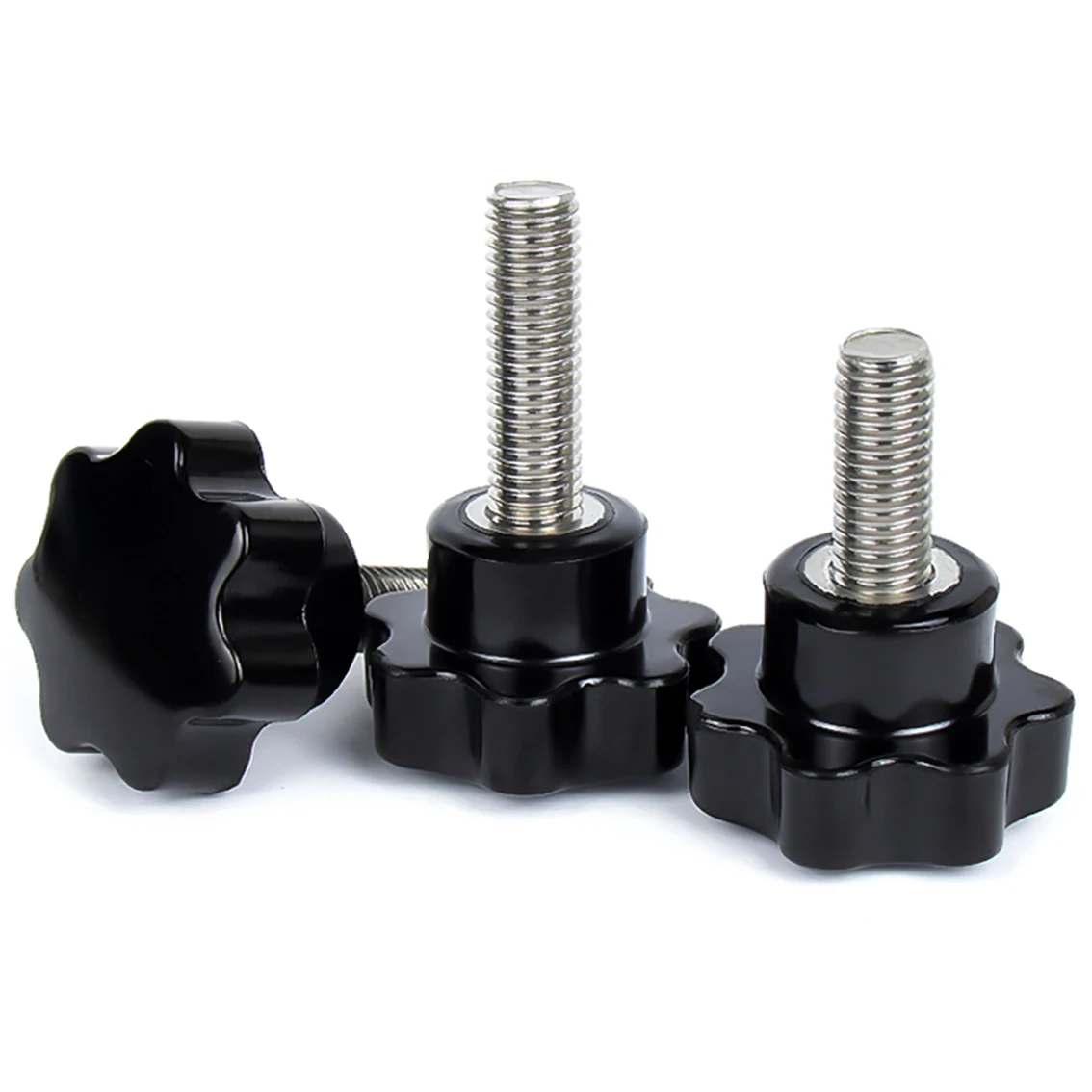 

Handle Diameter 25mm Plum Blossom Handle Screw Star Handle Screw Glue Wood Seven Star Hand Screw Bolt Thread Diameter 4mm