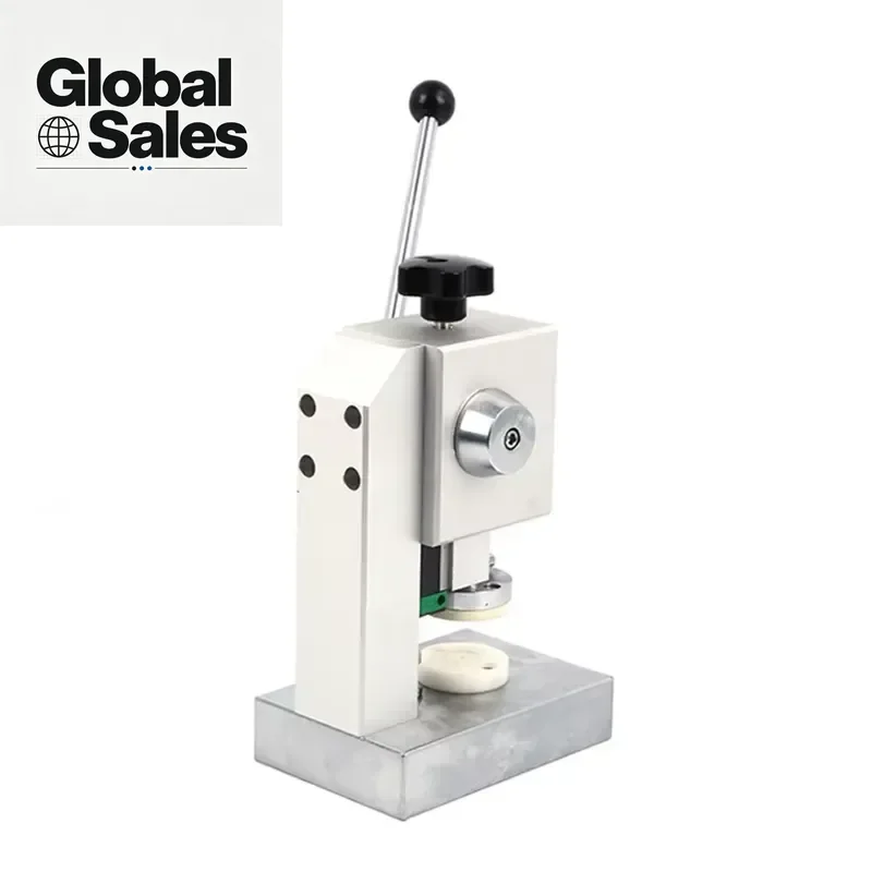 Designed for researchers and small-scale battery manufacturers, this coin cell punching machine streamlines the electrode