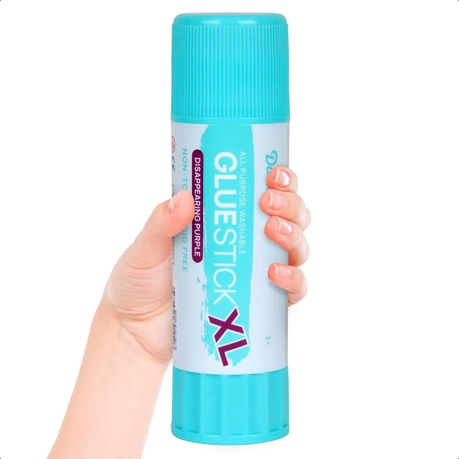 

Giant Disappearing Purple Glue Sticks Large 115gram Jumbo XL Glue Stick Dries Clear Washable NonToxic Classroom Back to School