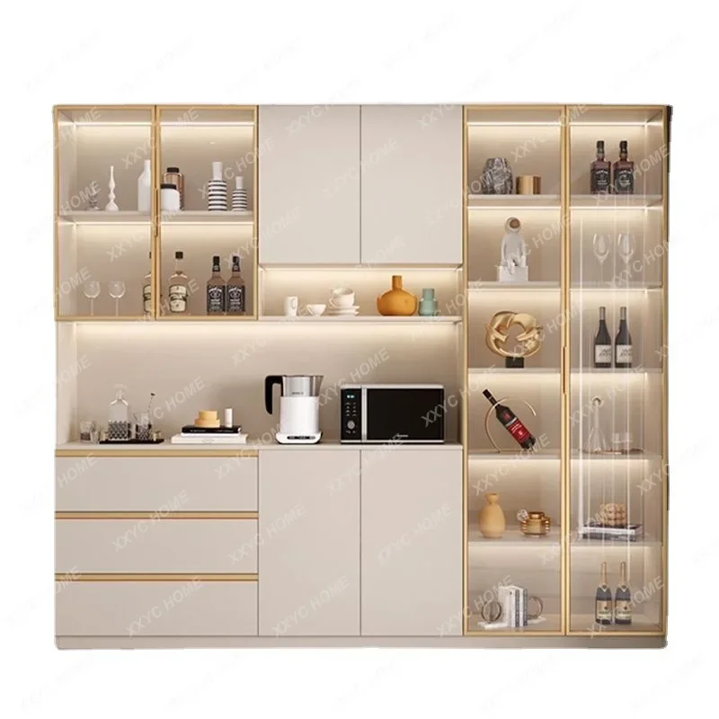 

Sideboard Cabinet High Cabinet Integrated Wall Living Room Restaurant Home Tea and Wine Cabinet Storage Locker Adornos Para Casa