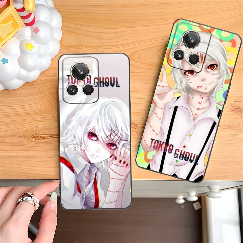 Tokyo Ghoul Juuzou Suzuya Mobile Phone Case for Realme GT 2 9i 8i 7i Pro X50 X2 C35 C21 C20 C11 C3 Black Soft Phone Cover Shell