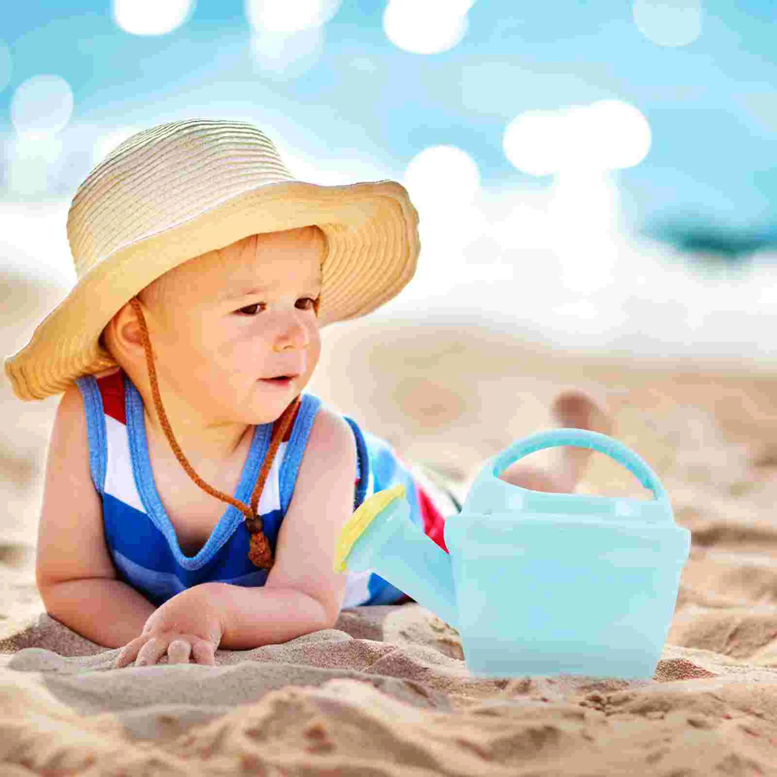 Jouets pour tout-petits filles, arrosoir, petite pichet sable bleu ciel, 2 pièces