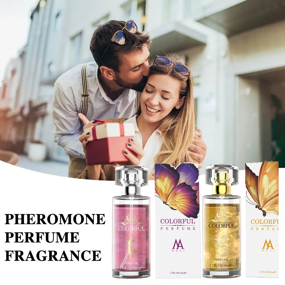 50 ml Pheromon-Parfüm, sehr attraktives Pheromon-Köln für Männer und Frauen, elegantes ätherisches Pheromonöl, Unisex-Attraktion