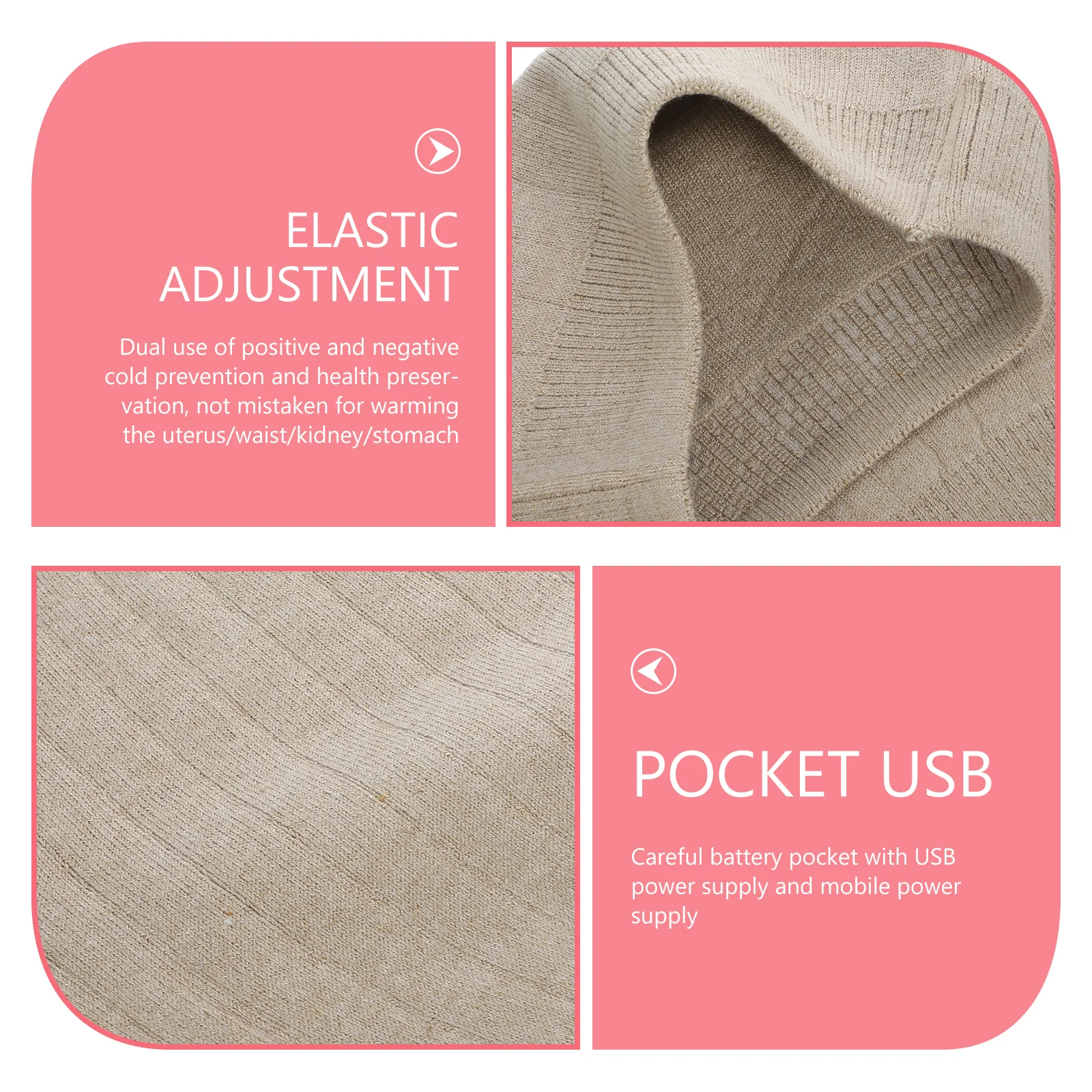 

Thickened Waist Warmer For Women Men Winter Belly Warming Belt Soft Stomach Support Outdoor Cold Weather Protector Health