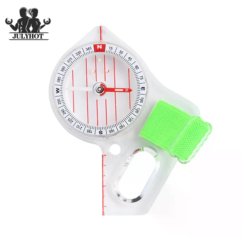 1pc Outdoor Professional Thumb Compass Competition Orienteering Compass Portable Compass Map Scale Compass