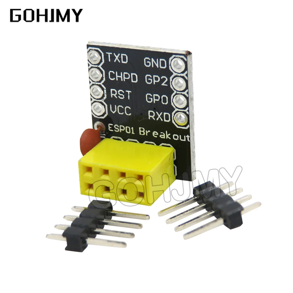 5PCS ESP-01 Esp8266 ESP-01S Model Of The ESP8266 Serial Breadboard Adapter To WiFi Transceiver Module Breakout UART Module