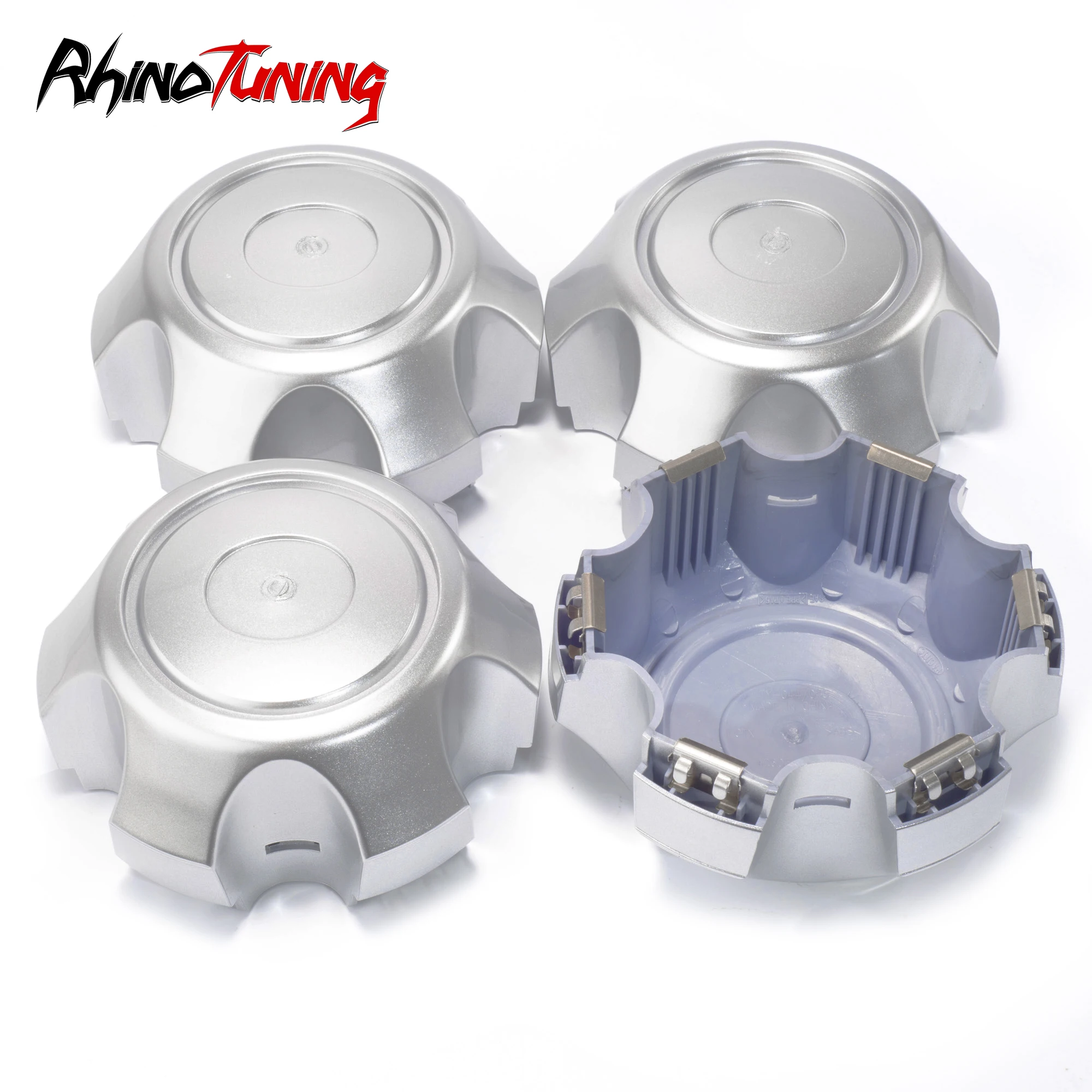 

4pcs 152mm 132mm Wheel Center Hub Caps For 1990-1998 FJ80 Rim Cover Refits No Logo Silver Hubcap Car Accessroie