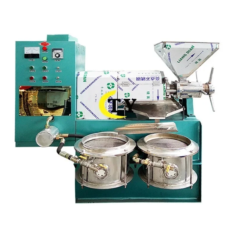 Rural Multi-Functional Press Machine Small Peanut Soybean Sesame Rapeseed Oil Equipment