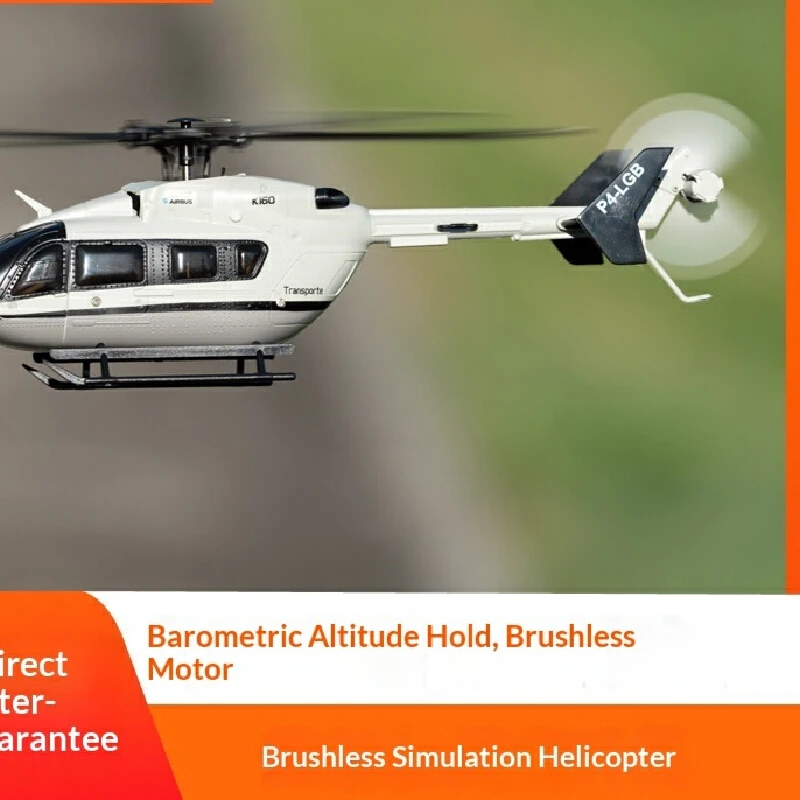 Wltoys Remote Control Helicopter K160 Ec H145 Brushless Motor Air Pressure Altitude Hold Simulation Duct Rc Plane For Adults