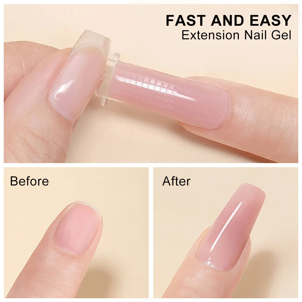 LIMEGIRL Nagellak Gel Set voor Nagels Verlenging Glitter Effen Kleur Gel Polish Kit Quick Extension Gel Soak Manicure Art DIY