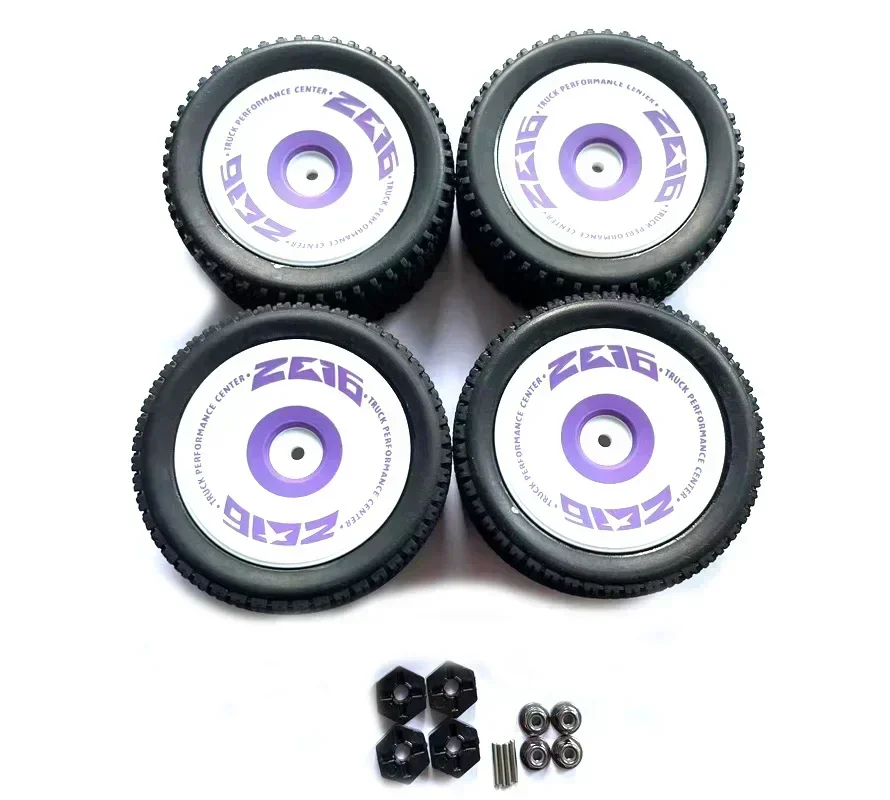 RC Car Wheels ยางเดิมสําหรับ WLtoys 124016 124017 124019 124018 144001 144010   รีโมทคอนโทรลรถอะไหล่อัพเกรดยางยาง