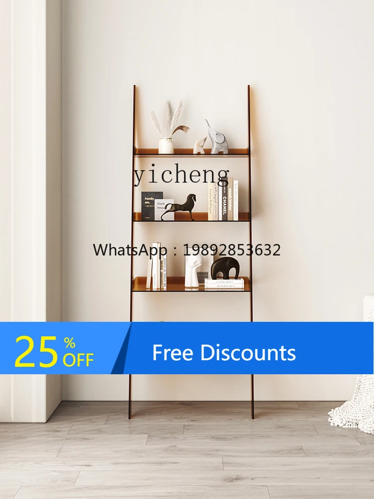 

LYY Acrylic Transparent Bookshelf Home Floor Simple Modern Wall Storage Display Stand