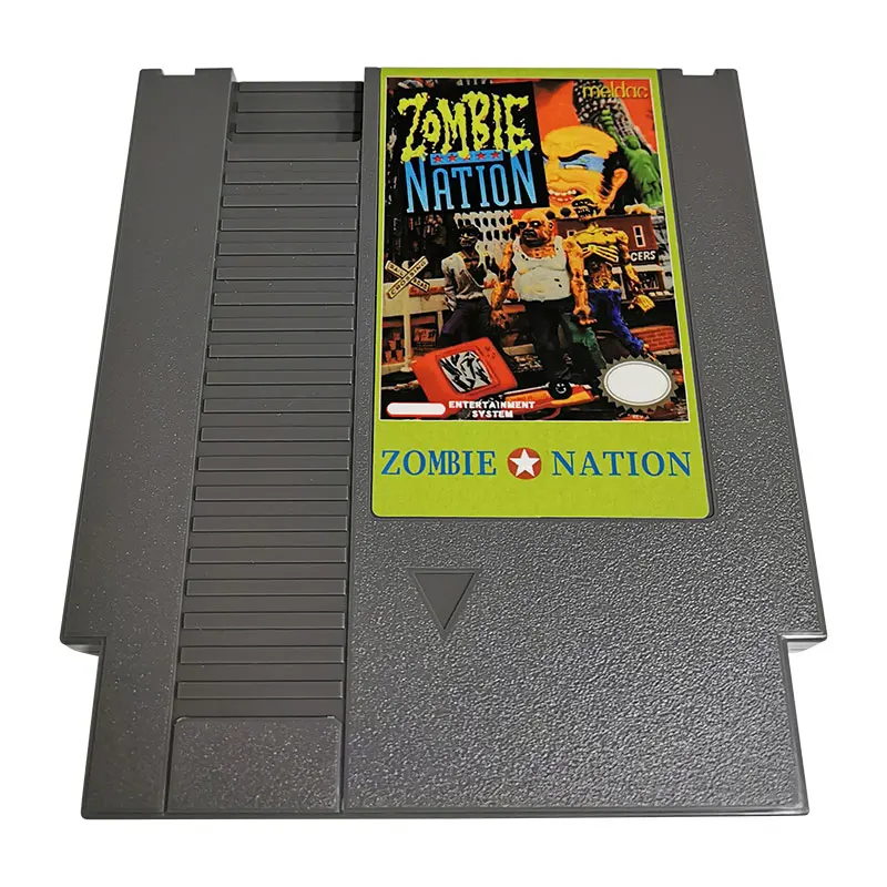 link 6  Zombie Nation 72 Pins Game Cartridge For 8 Bit Game Console