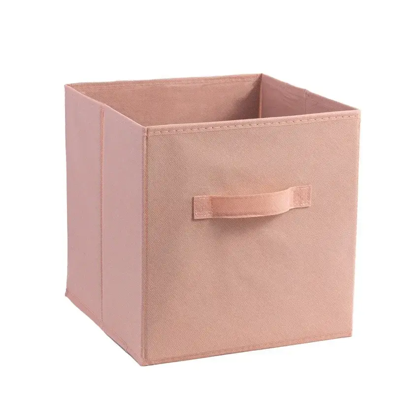 Non Woven Storage Box with Handles Foldable Fabric Storage Cube Colorful Organizer for Clothes Toys Books Shelves Closet Nursery - Image 23