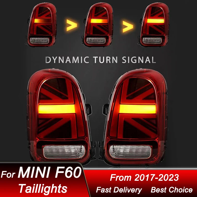 

Горячий Стайлинг автомобиля Задние фонари для BMW Mini F60 Countryman 17-23 новый стиль полностью светодиодный динамический указатель поворота в сборе