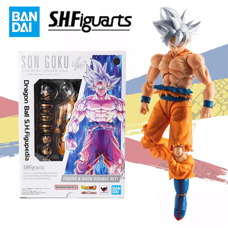 Bandai SHFiguarts DRAGON BALL Super Sayian SON GOKU Migatte no Gokui 30th Edition Anime Action Figure Finished Model Toy Gift