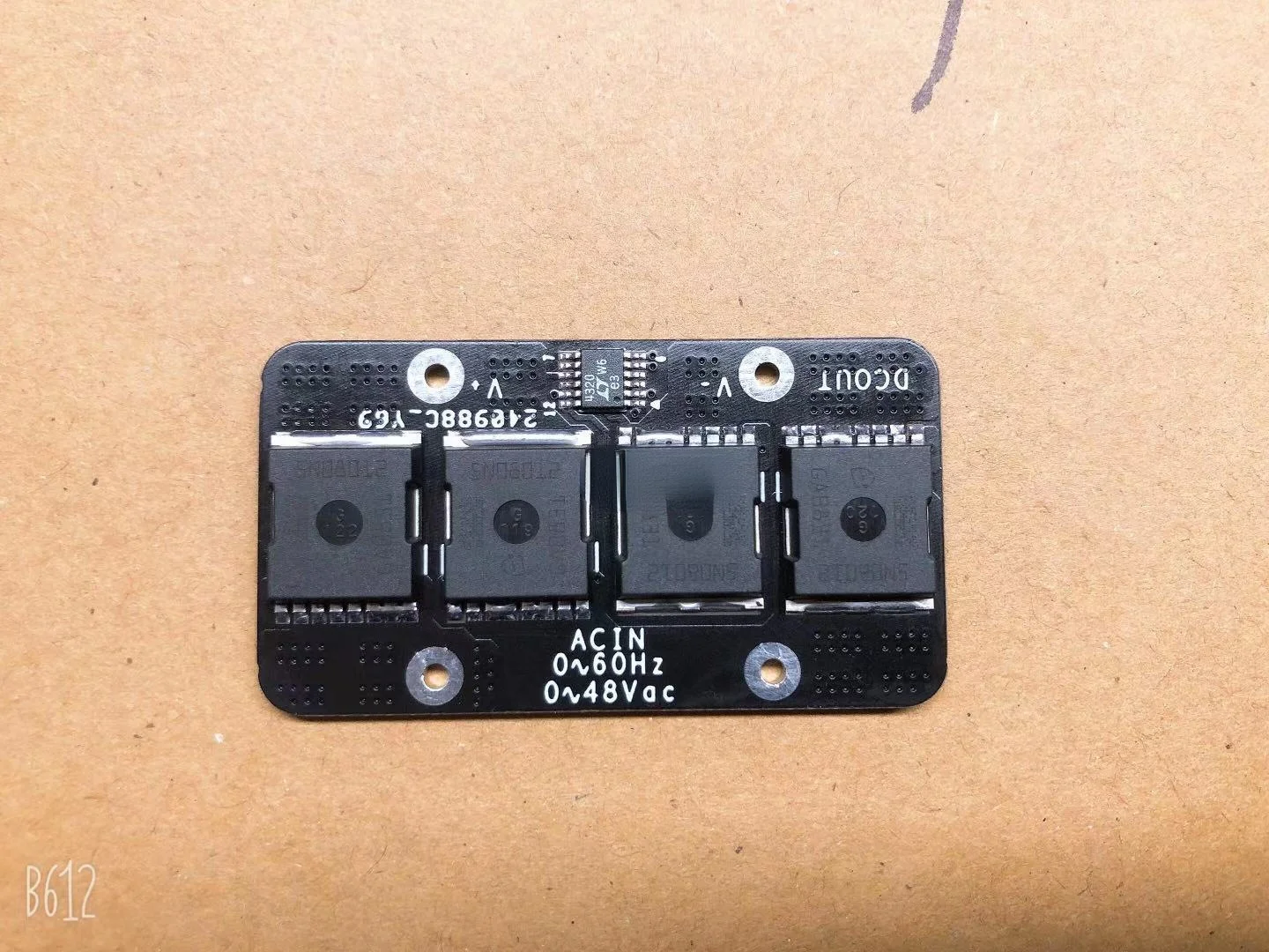 

Ideal Diode Rectifier Bridge LT4320+IPT012N08N5