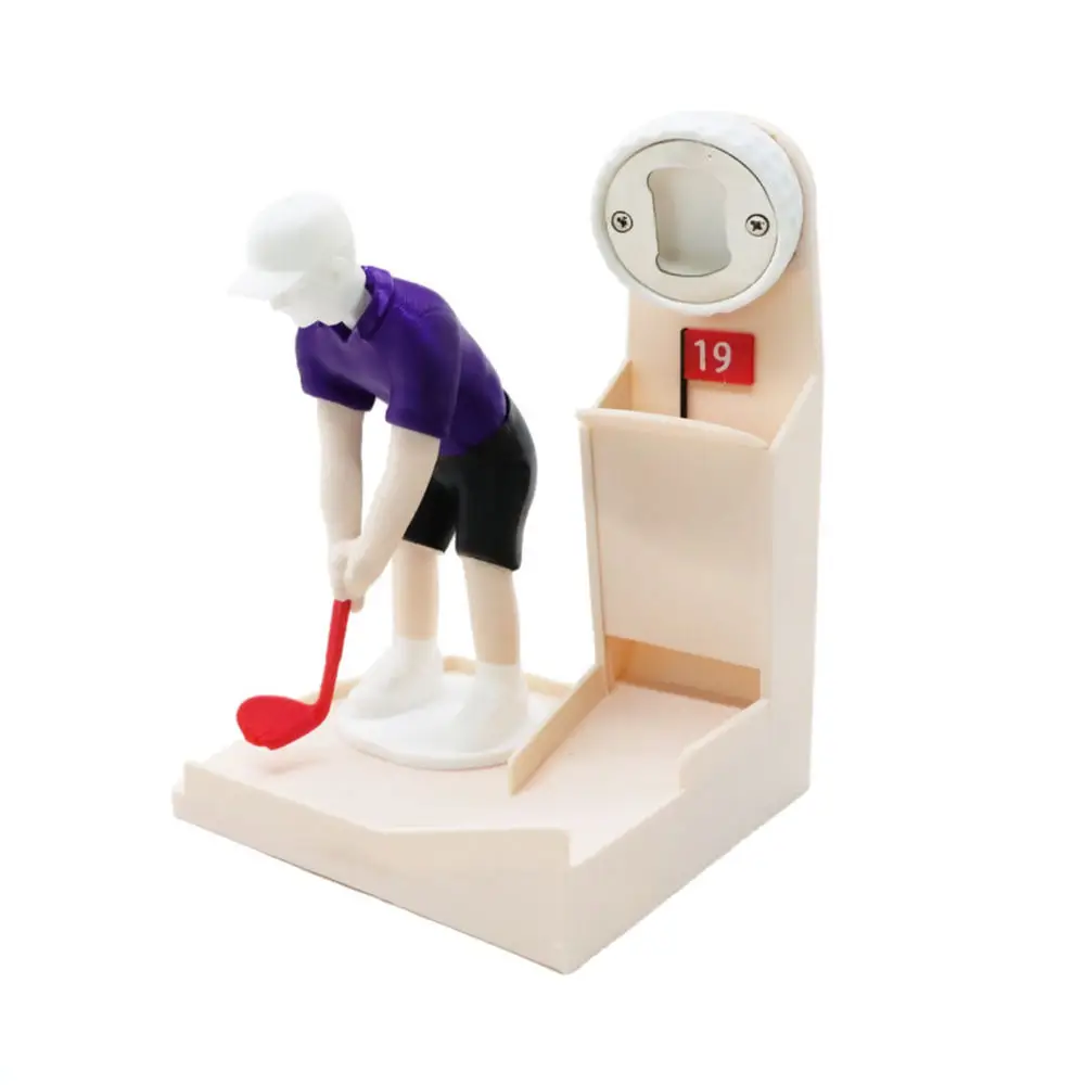 3D Printed Golf Ball Beer Opener Fun Sport Fan Accessory Gift Party Tool For Kitchen Home Bar Desktop Decoration